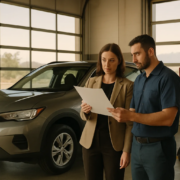 Repair records supporting an Albuquerque diminished value car accident claim
