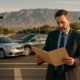 What happens after filing a car accident lawsuit in Albuquerque, shown in a calm legal consultation setting