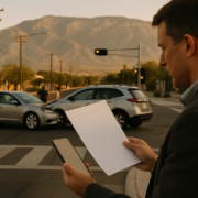 Albuquerque car accident police report errors reviewed near a New Mexico intersection