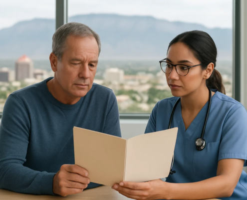 Future medical expenses from a car accident in Albuquerque being reviewed during care planning
